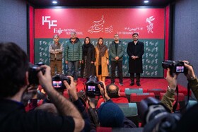 فتوکال فیلم «غبار میمون» به کارگردانی آرش معیریان در روز اول چهل و چهارمین جشنواره فیلم فجر