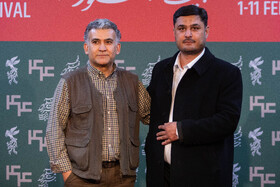 فتوکال فیلم «غبار میمون» به کارگردانی آرش معیریان در روز اول چهل و چهارمین جشنواره فیلم فجر