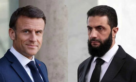 گفت‌وگوی تلفنی الشرع و ماکرون با محوریت تحولات منطقه و سوریه