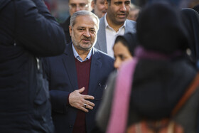 علیرضا کاظمی، وزیر آموزش و پرورش در آیین نواختن گلبانگ انقلاب اسلامی 