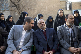 علیرضا کاظمی، وزیر آموزش و پرورش در آیین نواختن گلبانگ انقلاب اسلامی 