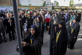 آیین نواختن گلبانگ انقلاب اسلامی با حضور وزیر آموزش و پرورش