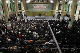 دیدار اقشار مردم با رهبر انقلاب به مناسبت چهل‌وهفتمین سالگرد پیروزی انقلاب اسلامی