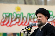آیت‌الله سیدحسن خمینی: در شرایط موجود، از مسیر دعوا و سخنان تند به جایی نمی‌رسیم