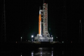 موشک ماه‌نشین ناسا به مشکل خورد