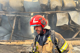 آتش‌سوزی بازارچه جنت‌آباد