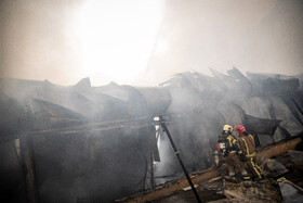 آتش‌سوزی بازار بزرگ جنت