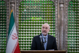 مراسم تجدید میثاق رئیس و نمایندگان مجلس شورای اسلامی با آرمان‌های امام راحل