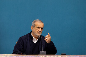 مسعود پزشکیان، رییس جمهور در آیین افتتاح و بهره‌برداری از ۱۲۰ طرح مشارکتی وزارت دفاع با همکاری سایر وزارتخانه‌ها