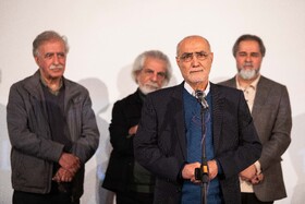 سخنرانی منوچهر محمدی، تهیه کننده در مراسم بزرگداشت در حاشیه روز چهارم چهل‌وچهارمین جشنواره فیلم فجر