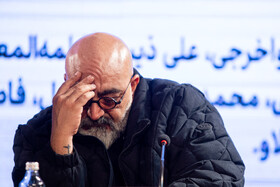 پیام سوری در نشست خبری سرزمین فرشته‌ها به کارگردانی بابک خواجه پاشا در چهل‌ و چهارمین جشنواره فیلم فجر