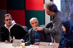 نشست خبری سرزمین فرشته‌ها به کارگردانی بابک خواجه پاشا در چهل‌ و چهارمین جشنواره فیلم فجر