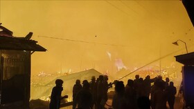 آتش‌سوزی گسترده در جنوب فیلیپین؛ هزاران نفر آواره شدند