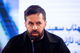 سعید دشتی، کارگردان در نشست خبری  فیلم«بیلبورد»