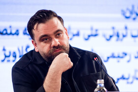 مهدی برزکی، کارگردانی در نشست خبری فیلم «حال خوب زن»