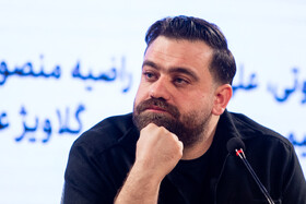 مهدی برزکی، کارگردانی در نشست خبری فیلم «حال خوب زن»