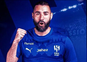 هت تریک بنزما در نخستین بازی با پیراهن الهلال