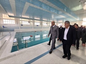 افتتاح استخر دانش‌آموزی و کلنگ‌زنی یک مدرسه در دالاهو