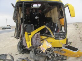 ۳ جان‌باخته در برخورد اتوبوس با تیبا در محور شاهرود – آزادشهر