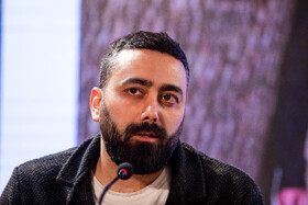 یوسف منصوری، تهیه کننده در نشست خبری فیلم «حاشیه» در چهل‌ و چهارمین جشنواره فیلم فجر - روز هفتم
