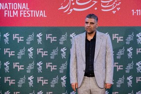 محمد عسگری، کارگردان در فتوکال فیلم«پل»، در چهل‌ و چهارمین جشنواره فیلم فجر - روز هفتم