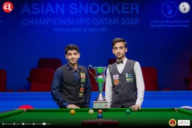 مدال نقره نماینده اسنوکر ایران در قهرمانی آسیا