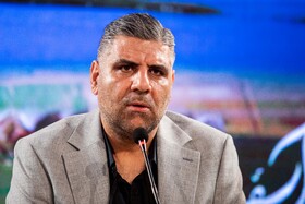 محمد عسگری، کارگردان در نشست خبری فیلم«پل»، در چهل‌ و چهارمین جشنواره فیلم فجر - روز هفتم