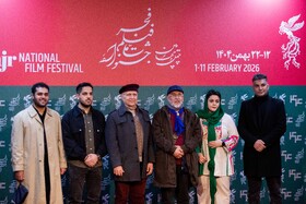 فتوکال فیلم«کافه سلطان» به کارگردانی مصطفی رزاق کریمی در چهل‌ و چهارمین جشنواره فیلم فجر - روز هفتم