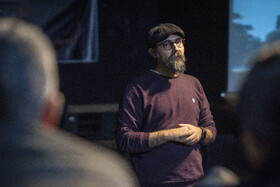 «مجتبی دهدار»مدرس تئاتردر کارگاه تخصصی «ترانه‌های تن» با محوریت پانتومیم و تئاتر فیزیکال_ساری