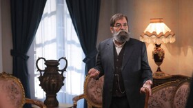 تصویری از بهرام ابراهیمی در سریال ده‌نمکی