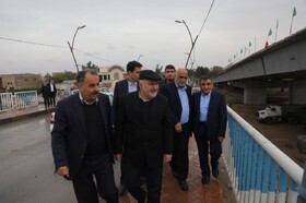 استاندار خوزستان از ۸ پروژه زیرساختی خرمشهر بازدید کرد