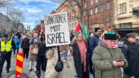 راهپیمایی حامیان فلسطین در استکهلم و پاریس