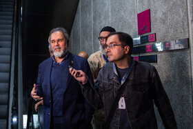 رائد فرید‌زاده، رئیس سازمان سینمایی در حاشیه روز هشتم چهل‌وچهارمین جشنواره فیلم فجر