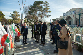تجدید میثاق جهادگران جهاددانشگاهی واحد اصفهان با شهدا