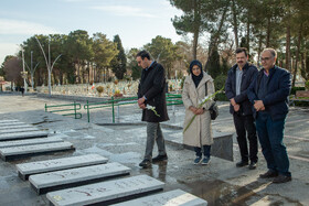 تجدید میثاق جهادگران جهاددانشگاهی واحد اصفهان با شهدا