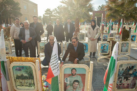 تجدید میثاق جهادگران جهاددانشگاهی واحد اصفهان با شهدا