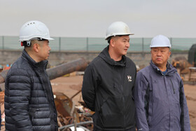  آیین بهره‌برداری از یک واحد تولید شمش چدن و گندله آهن در شهرک صنعتی شهید رحمانی شهرستان خوسف با حضور معاون رئیس‌جمهور در امور زنان و خانواده 