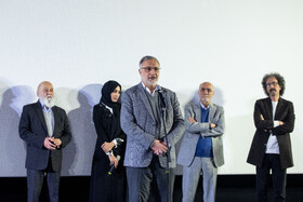 سخنرانی علیرضا زاکانی، شهردار تهران در حاشیه مراسم تقدیر از بازیگر فیلم«سرزمین فرشته ها»، روز دهم چهل‌وچهارمین جشنواره فیلم فجر