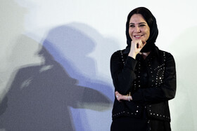 تقدیر از سولاف فواخرجی، بازیگر در حاشیه روز دهم چهل‌وچهارمین جشنواره فیلم فجر