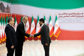 مسعود پزشکیان، رئیس جمهور و سیدعباس عراقچی، وزیر امور خارجه در مراسم «سلام سفرا»