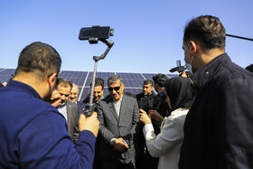 افتتاح پروژه احیاء مستقیم و نیروگاه خورشیدی جهان‌فولاد سیرجان با حضور محمدجعفر قائم‌پناه، معاون رئیس جمهور