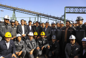 افتتاح پروژه احیاء مستقیم و نیروگاه خورشیدی جهان‌فولاد سیرجان با حضور محمدجعفر قائم‌پناه، معاون رئیس جمهور