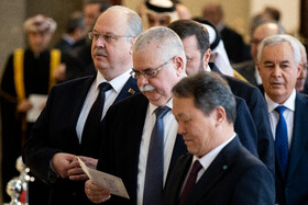 حضور سفرای کشورهای خارجی در مراسم «سلام سفرا»