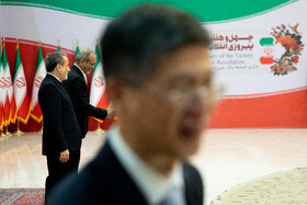 مسعود پزشکیان، رئیس جمهور و سیدعباس عراقچی، وزیر امور خارجه در مراسم «سلام سفرا»
