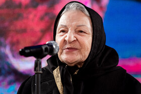 آزیتا لاچینی در مراسم تقدیر در حاشیه چهل‌ و چهارمین جشنواره فیلم فجر - روز دهم