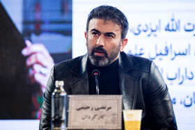 مرتضی رحیمی، کارگردان در نشست خبری فیلم«آندو»
