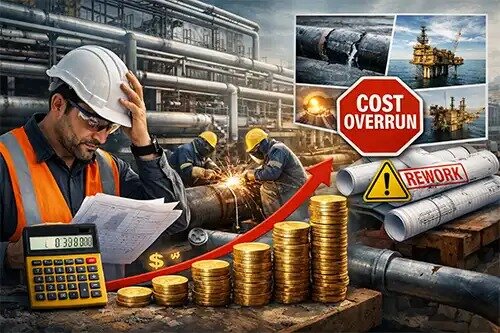 چرا هزینه واقعی پروژه‌های پایپینگ بیشتر از برآورد اولیه می‌شود؟