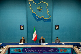 مسعود پزشکیان، رئیس جمهور، سیدمحمد اتابک وزیر، صنعت، معدن و تجارت در آیین بهره برداری از پروژه های وزارت صمت