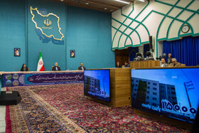 آیین بهره برداری از پروژه های وزارت راه و شهرسازی با حضور رئیس جمهور