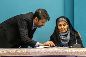 فرزانه صادق، وزیر راه و شهرسازی درآیین بهره برداری از پروژه های وزارت راه و شهرسازی 